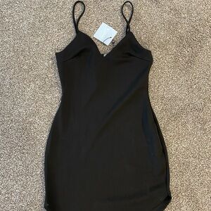 Black Spaghetti Strap Dress